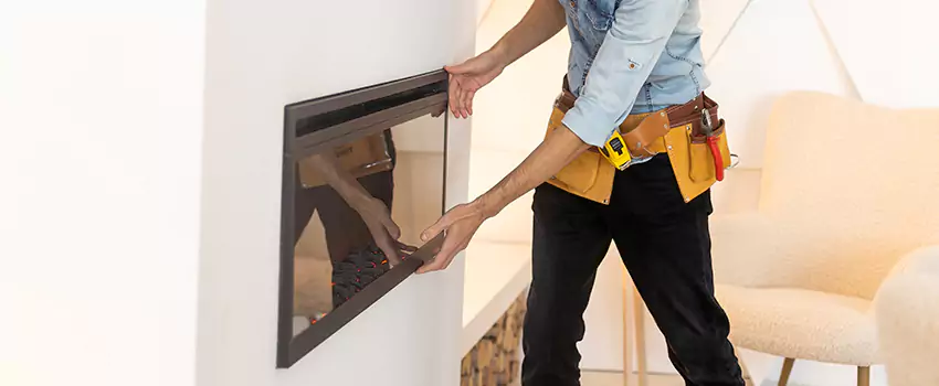 Metal Fireplace Installation in Lemont, Illinois