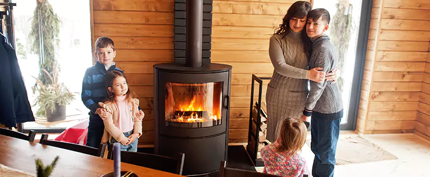 Morso Cast Iron Fireplace Insert Installation in Lemont, Illinois